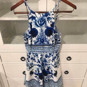 Women's floral cocktail dress